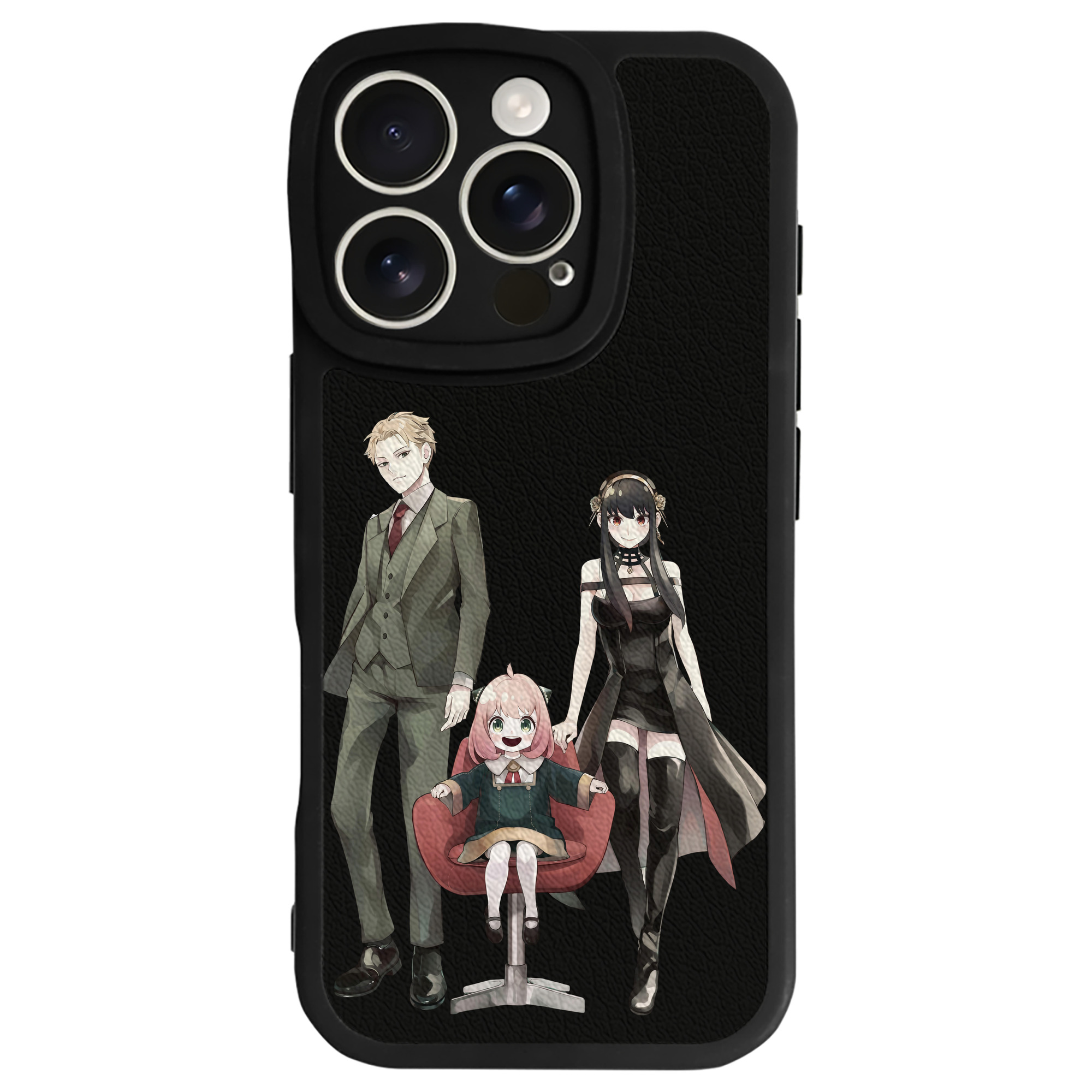 （画像用） SPY×FAMILY间谍家家酒 【iPhone 16シリーズ対応】シリコンスマホケース（レザー調） 材質：シリコン
